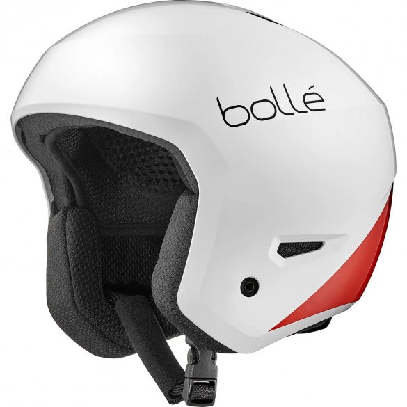 Kask BOLLE MEDALIST PURE White Black Red Shiny 